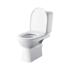 Унитаз-компакт Roca ACCESS, горизонтальный выпуск, c сиденьем микролифт