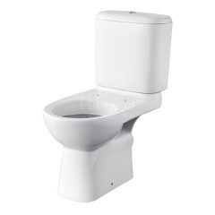 Унитаз-компакт Roca ACCESS, горизонтальный выпуск, c сиденьем микролифт