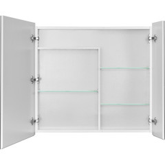 Зеркальный шкаф Aquaton Лондри 80 белый глянцевый (1A267202LH010)