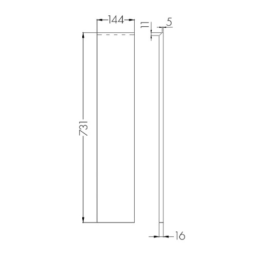 Фасад для тумбы Aquaton Лондри 20 Дуб Рустикальный (1A275001LHDR0)