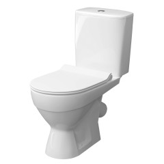 Унитаз-компакт Керамин Толедо Slim МСМЛ Инкоэр 350х650х750 с мягким тонким сидением Slim с микролифтом, с двухрежимной спускной арматурой и креплением для унитаза (CS00087567)