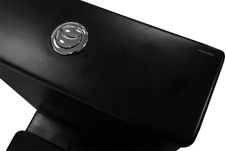 Унитаз компакт напольный Azario Black Queen AZ-8380 чёрный, с сиденьем микролифт