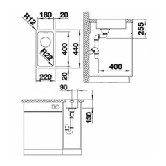 Кухонная мойка Blanco Andano 180-IF
