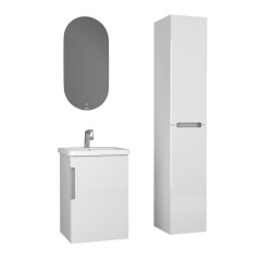 Тумба OWL 1975 RUNN 50 с дверкой, белая NEW