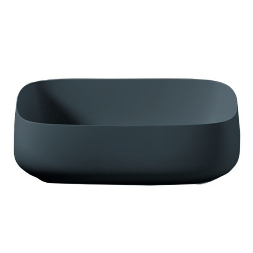 Раковина Artceram Cognac Quadro 560*410*155 отверстия для смесителя-отсутствуют Green petrolio