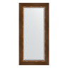 Зеркало настенное с фацетом EVOFORM в багетной раме римская бронза, 56х116 см, BY 3491