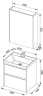 Мебель для ванной Aquanet Гласс 60 белый