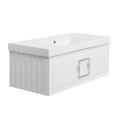 Тумба под раковину подвесная La Fenice Cubo FNC-01-CUB-B-100, белая