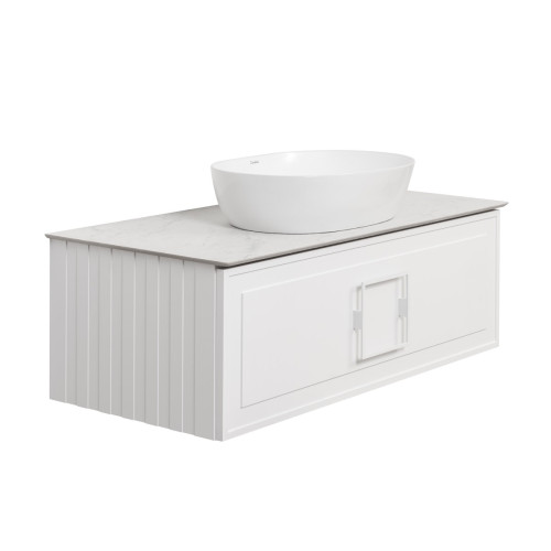 Тумба под раковину подвесная La Fenice Cubo FNC-01-CUB-B-100, белая