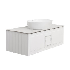 Тумба под раковину подвесная La Fenice Cubo FNC-01-CUB-B-100, белая