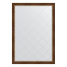 Зеркало настенное с гравировкой EVOFORM в багетной раме римская бронза, 131х186 см, BY 4492