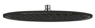 Верхний душ KLUDI A-QA круглый, плоский, 300 мм, черный матовый (6433087-00)