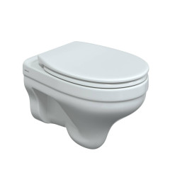 Унитаз BERGES подвесной ALBIT S Rimless 52 см, сиденье Optim SO, микролифт, быстросъем