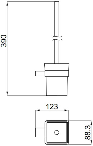 Ершик для унитаза Allen Brau Infinity 6.21008-31