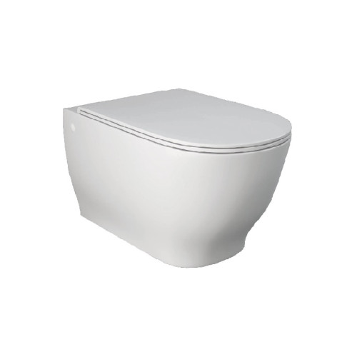 Унитаз подвесной Rak-MOON безободковый, сиденье с м/л