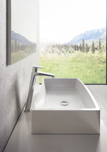 Смеситель для умывальника высокий без донного клапана 333 мм TD 015.00