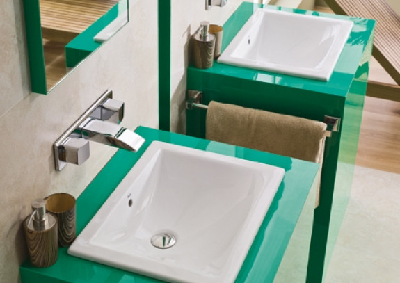 Раковина встраиваемая сверху Roca DIVERTA 50х38х17, керамика, цвет Белый (7.3271.1.400.0)