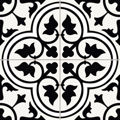 Керамогранит DOVER Black Pre. 45x45