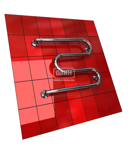 Полотенцесушитель водяной Двин форма М-образная 50х70, цвет Хром (4627086011223)