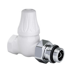 Запорный клапан SR Rubinetterie прямой серия Old Style 1/2, цвет белый