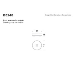 Мыльница Colombo Design Nordic B5240.0CR-CNO