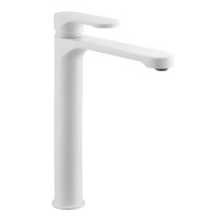 Смеситель для раковины AZARIO VIANO высокий, белый (AZ-158345526)