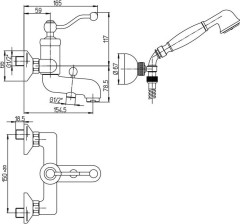 Смеситель Paini Duomo 88CR105