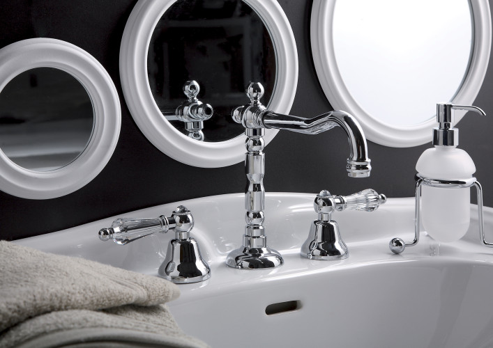 Смеситель для раковины Fiore GIOIELLI SKY (SWAROVSKI®) 09CR0637, хром