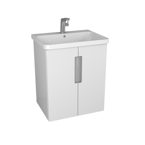 Тумба OWL 1975 RUNN 60 с 2 дверками, белая NEW