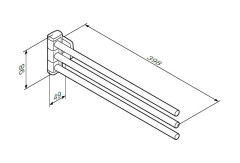 Полотенцесушитель AM PM Gem A9032700