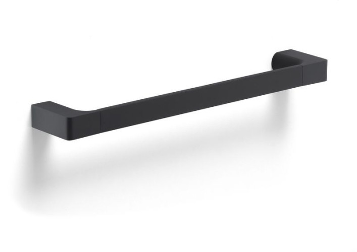 Gedy Pirenei, полотенцедержатель, длина 35 см, цвет черный матовый