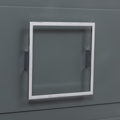 Тумба под раковину подвесная La Fenice Cubo FNC-01-CUB-G-100, серо-зеленая