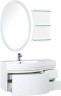 Мебель для ванной Aquanet Опера 115 L белый (3 ящика)