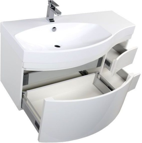 Мебель для ванной Aquanet Опера 115 L белый (3 ящика)