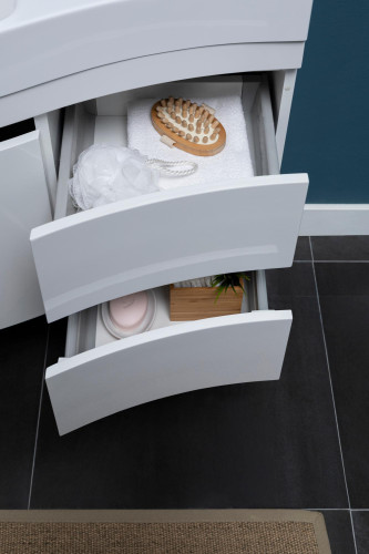 Мебель для ванной Aquanet Опера 115 L белый (3 ящика)