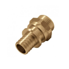 Соединение KAN под натяжное кольцо с манжетной резьбой НР 18x2,5 G3/4&quot; латунь
