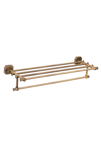 Полка с держателем для полотенца Antik Duo 081502 Br