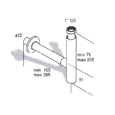 Сифон Migliore Ricambi ML.RIC-10.114