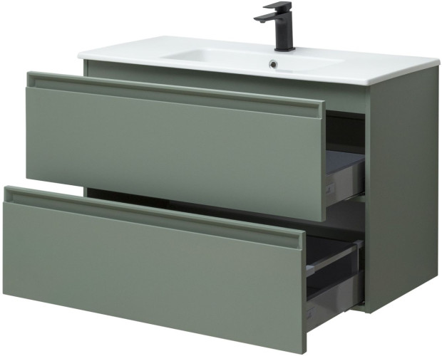 Тумба под раковину Allen Brau Eclipse 1.E1003.CGM 100 cement grey matt