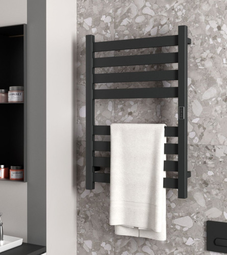 Полотенцесушитель электрический (лесенка) Bauedge Elite DB-0052, 50x80 см