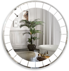 Зеркало AZARIO Пандора d770 c подсветкой и диммером, сенсорный выключатель (LED-00002504)