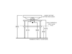 Структура с полотенцедержателем HATRIA DAYTIME Y0PE01