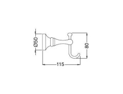 Крючок Bugnatese Performa tradizionale 24815