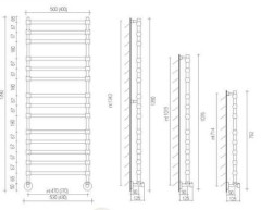 Полотенцесушитель Margaroli Sole 464-11