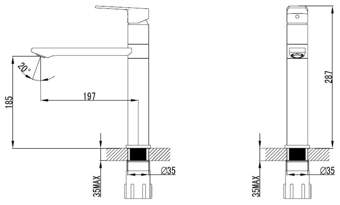 Смеситель Iddis Edifice EDISB00i05