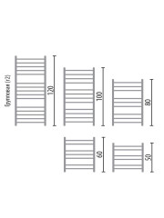 Полотенцесушитель Ника CLASSIC ЛП (Г2) ВП 60/50