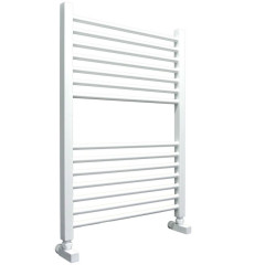 Полотенцесушитель Ника MODERN ЛМ-2 80/50 RAL9016 белый матовый с вентилями (комплект люкс)