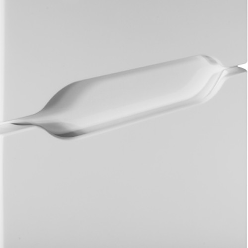 Пенал QL35, 35 см, подвесной/напольный, универсальный, 2 дверцы, 4 стеклянные полки, белый глянец