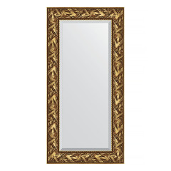 Зеркало настенное с фацетом EVOFORM в багетной раме Византия золото, 59х119 см, BY 3493