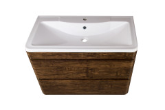 Тумба подвесная Style Line Атлантика 90, Люкс старое дерево, PLUS